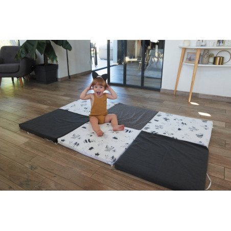 Tapis de motricité XL CANDIDE Black & White Expérience