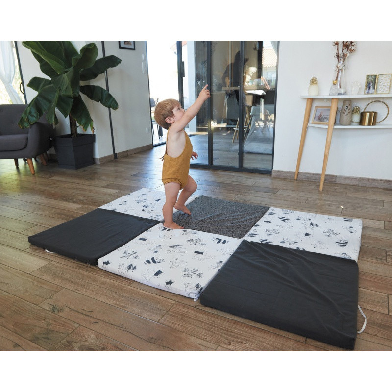 Tapis de motricité XL CANDIDE Black & White Expérience