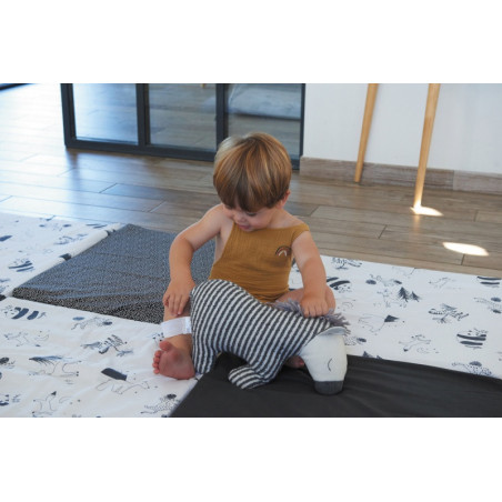 Tapis de motricité XL CANDIDE Black & White Expérience