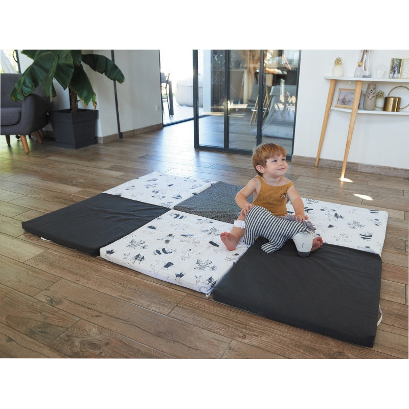 Tapis de motricité XL CANDIDE Black & White Expérience