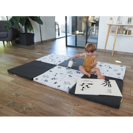 Tapis de motricité XL CANDIDE Black & White Expérience
