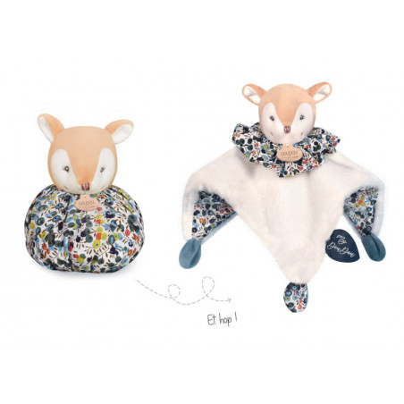Doudou boule Faon DOUDOU&COMPAGNIE Petits futés