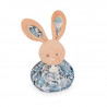 Doudou boule Lapin bleu DOUDOU&COMPAGNIE Petits futés