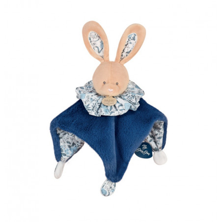Doudou boule Lapin bleu DOUDOU&COMPAGNIE Petits futés