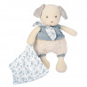 Pantin-chien avec doudou bleu 22cm DOUDOU&COMPAGNIE Botanic