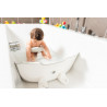 Siège de bain avec base rotative 360° BABYDAM Gris/blanc