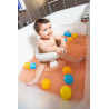 Siège de bain avec base rotative 360° BABYDAM Gris/blanc