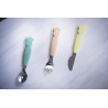 Set de 3 couverts en silicone pastel VULLI Sophie la girafe