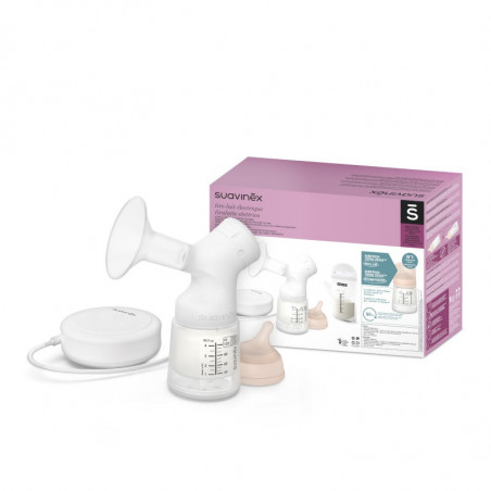 Tire-lait électrique + biberon 120 ml Zéro Zéro SUAVINEX