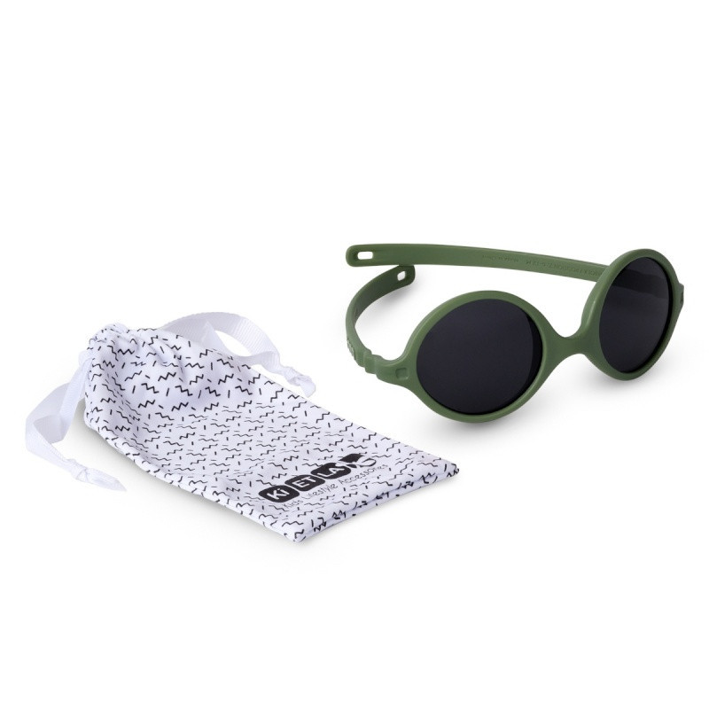 Lunettes de soleil Diabola 2.0 0-1 an KI ET LA Kaki