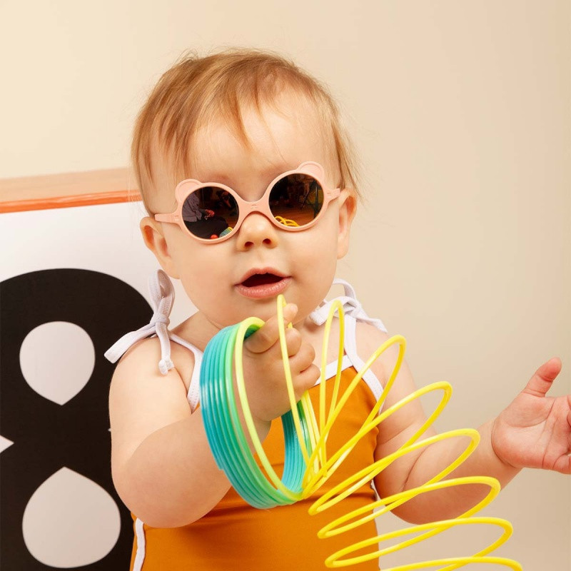 Lunettes de soleil Ourson 0-1 an KI ET LA Rose pêche