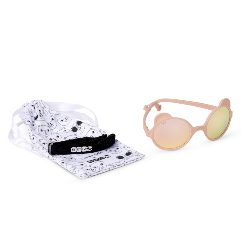 Lunettes de soleil Ourson 0-1 an KI ET LA Rose pêche