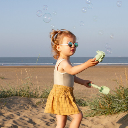 Lunettes de soleil Ourson 1-2 ans KI ET LA Rose pale