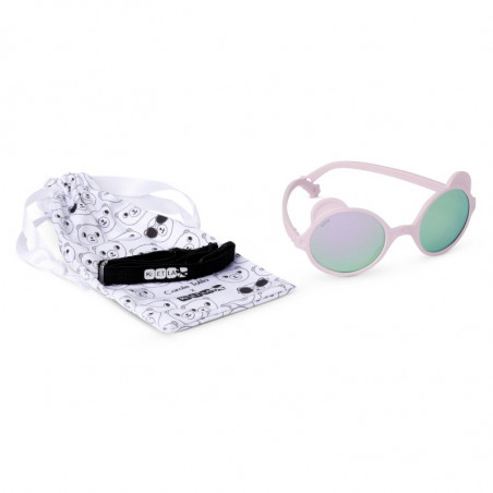 Lunettes de soleil Ourson 1-2 ans KI ET LA Rose pale