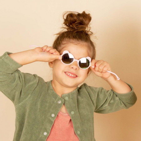 Lunettes de soleil Ourson 2-4 ans KI ET LA Rose pale