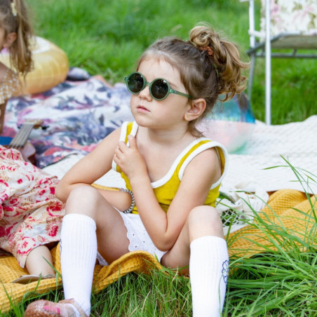 Lunettes de soleil Woam 0-2ans KI ET LA Vert bouteille