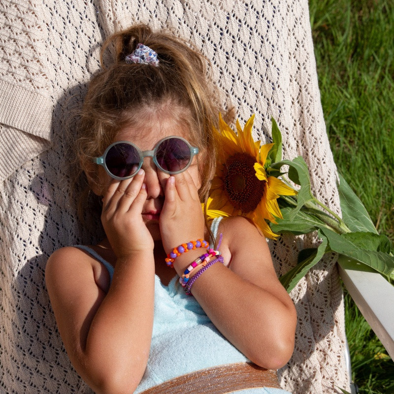 Lunettes de soleil Woam 4-6ans KI ET LA Bleu ciel