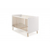 Lit bébé 120x60 Trévi MICUNA Blanc/cire naturelle