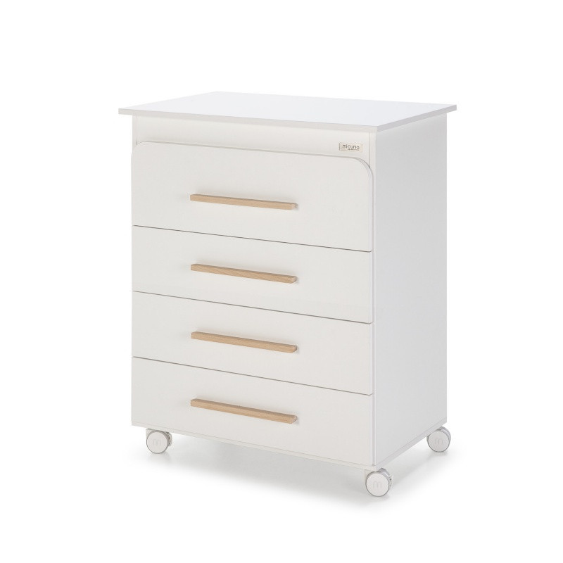 Commode de bain Trévi MICUNA Blanc/cire naturelle