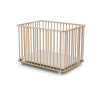 Parc pliant 70 x 100 cm WeBaby AT4 Hêtre brut
