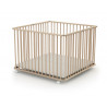 Parc pliant 100 x 100 cm WeBaby AT4 Hêtre brut