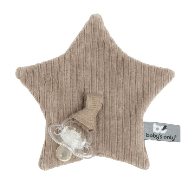 Doudou et attache-sucette Sense BABY'S ONLY Clay