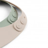 Lot de 2 bavoirs en silicone DONE BY DEER Lalee Sable/vert