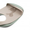 Lot de 2 bavoirs en silicone DONE BY DEER Lalee Sable/vert