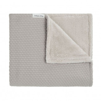 Couverture de berceau doublée BABY'S ONLY Sky Urban taupe