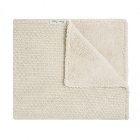 Couverture de berceau doublée BABY'S ONLY Sky Beige