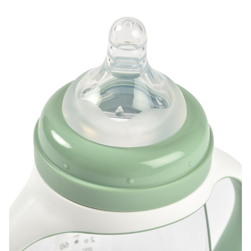 Biberon d'apprentissage 2en1 210 ml BEABA Vert sauge