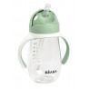 Tasse avec paille 300ml BEABA Vert sauge