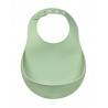 Bavoir en silicone BEABA Sage green