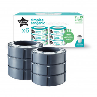 Recharges Sangenic Simplee x6 TOMMEE TIPPEE
