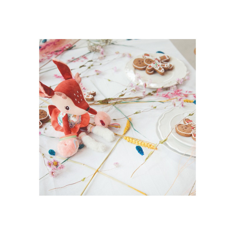 Peluche d’activités Stella le faon LES LILLIPUTIENS