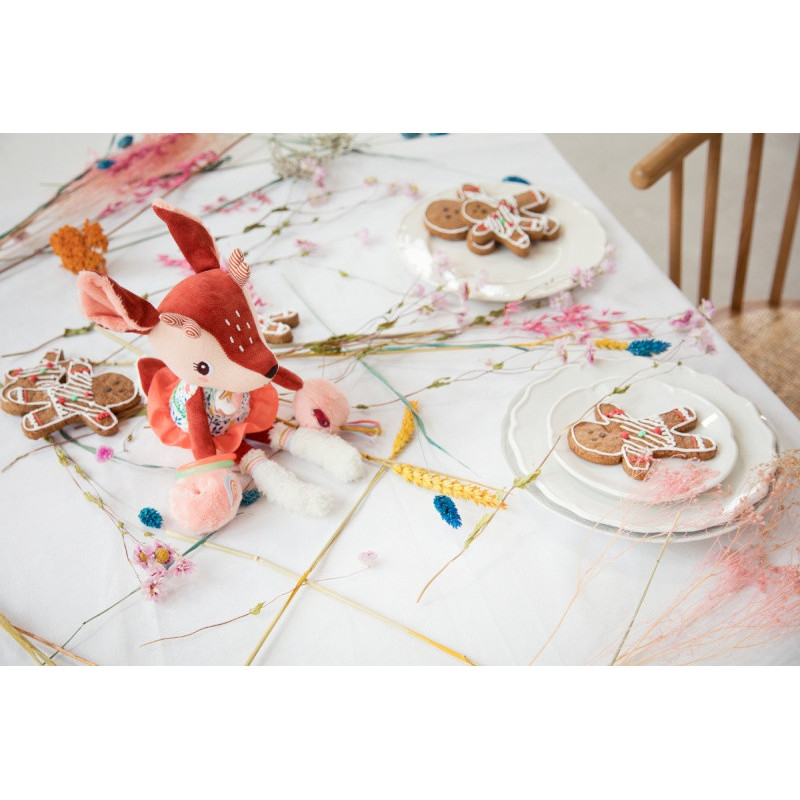 Peluche d’activités Stella le faon LES LILLIPUTIENS