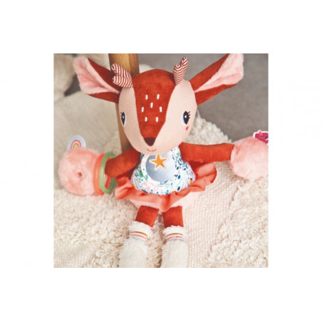 Peluche d’activités Stella le faon LES LILLIPUTIENS