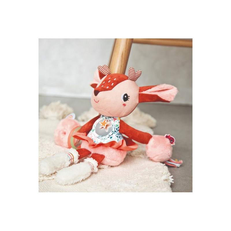 Peluche d’activités Stella le faon LES LILLIPUTIENS