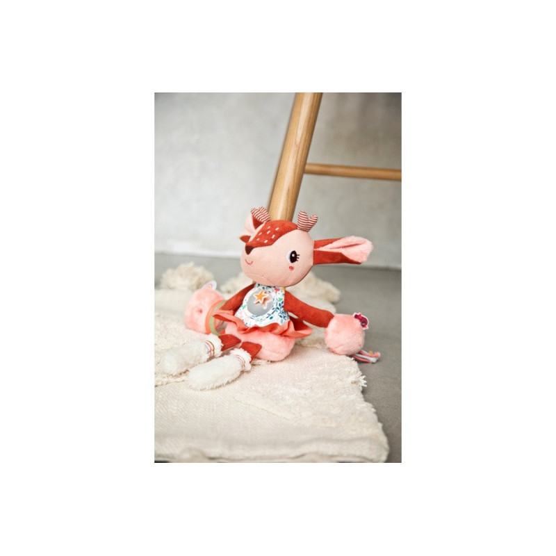 Peluche d’activités Stella le faon LES LILLIPUTIENS