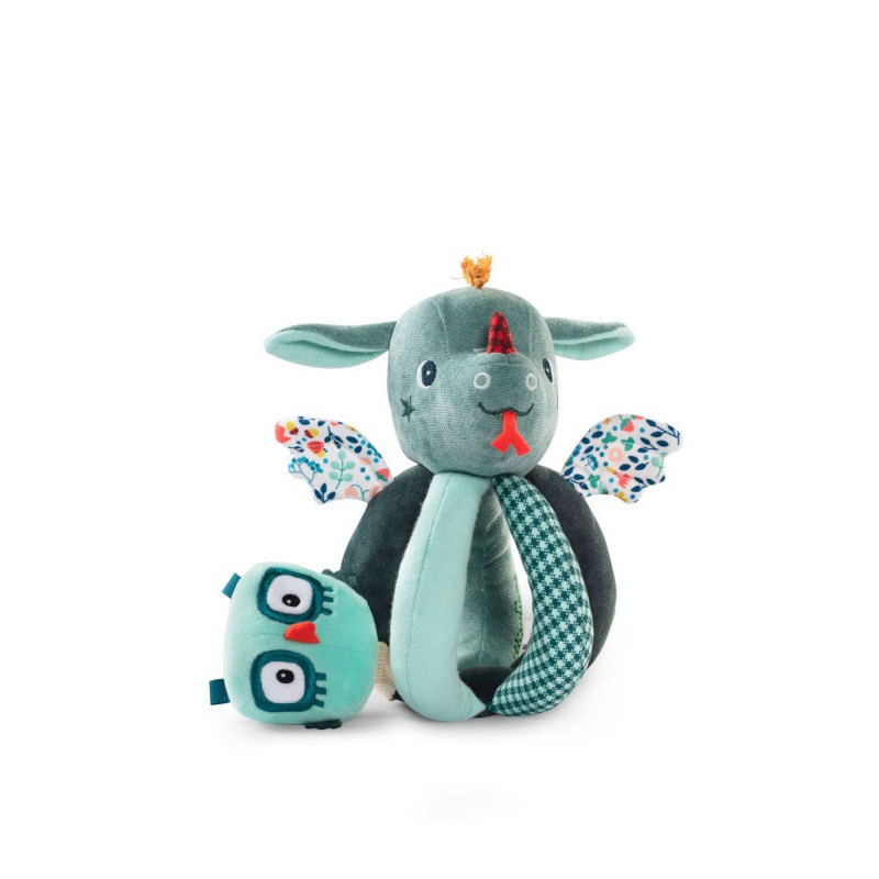 Hochet à poignées Joé le dragon LES LILLIPUTIENS