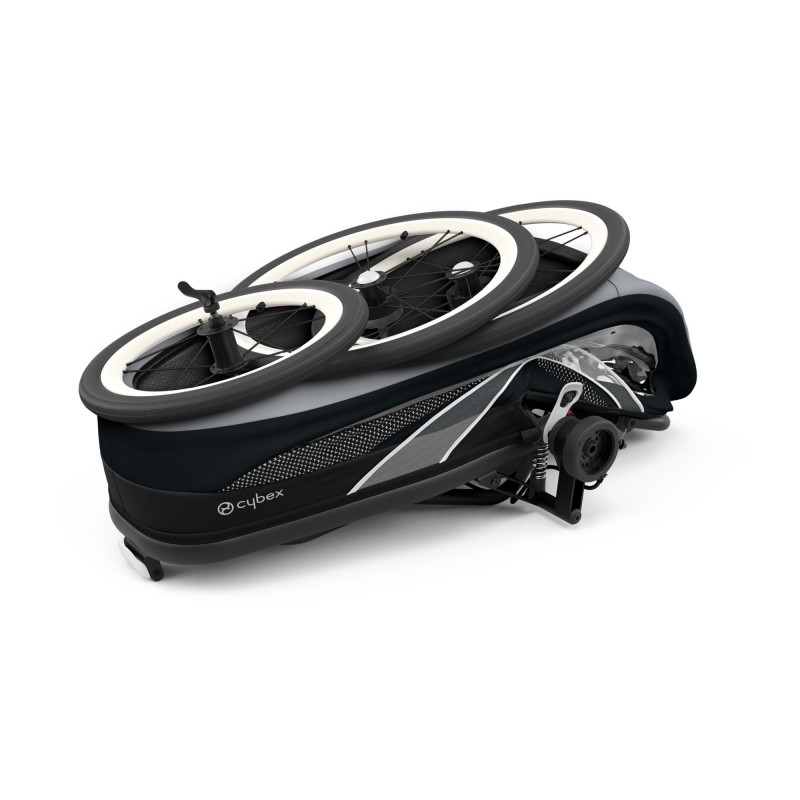 Poussette One Box Zéno Sport CYBEX All black