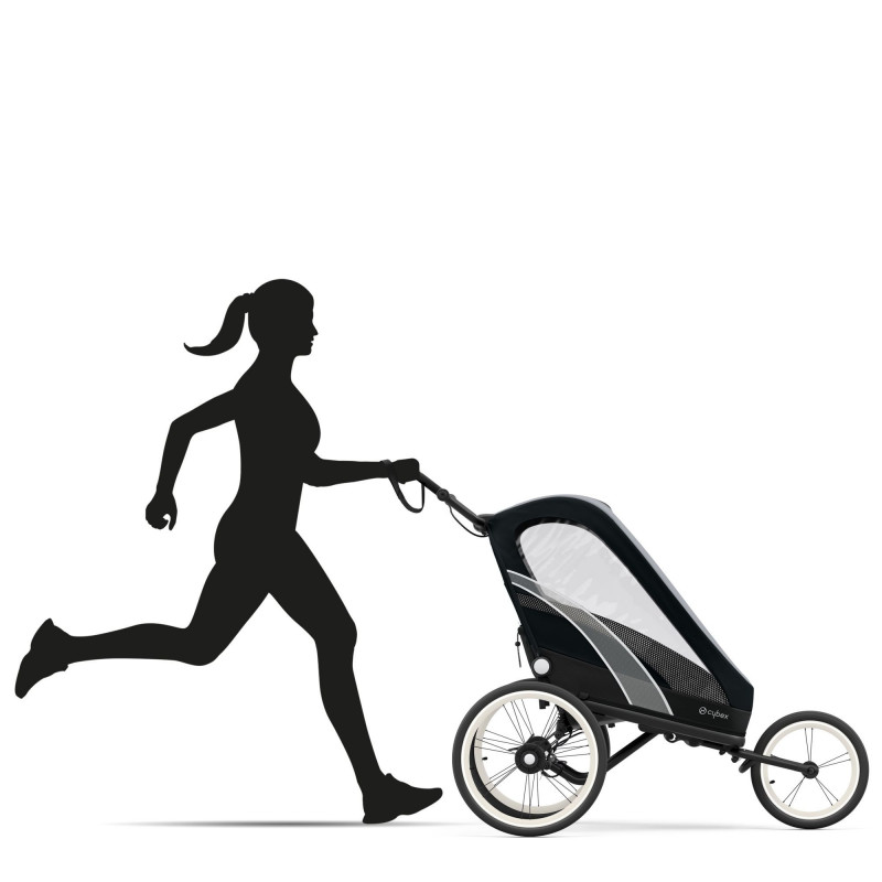Poussette One Box Zéno Sport CYBEX All black