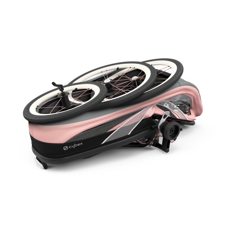 Pack siège pour poussette Zéno Sport CYBEX Silver pink