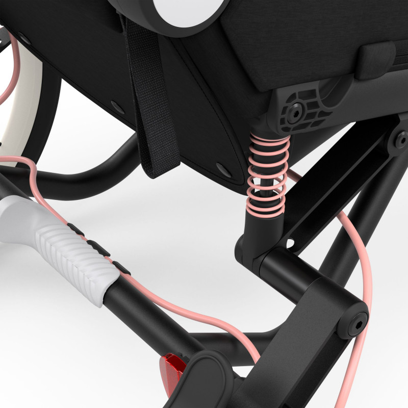 Pack siège pour poussette Zéno Sport CYBEX Silver pink