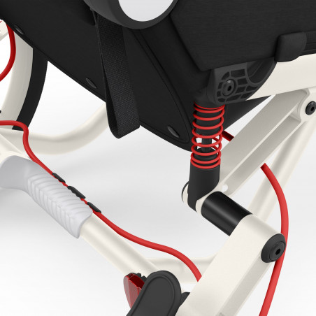 Châssis de poussette Zéno Sport CYBEX Crème/détails oranges