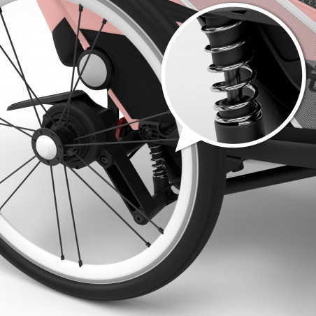 Poussette Zéno Bike One Box CYBEX Silver pink