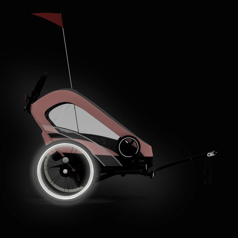 Poussette Zéno Bike One Box CYBEX Silver pink
