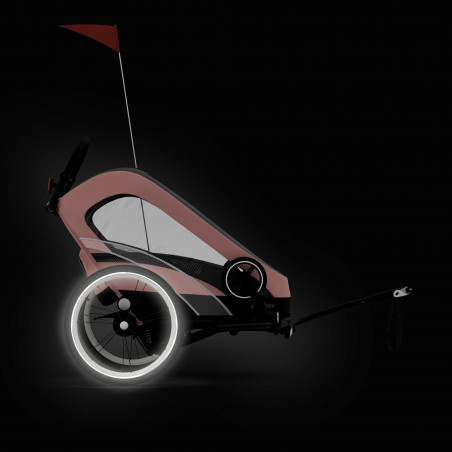 Poussette Zéno Bike One Box CYBEX Silver pink