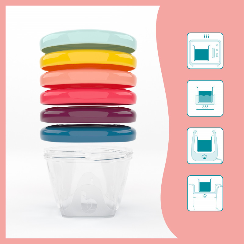 Lot de 6 Babybols 180ml BABYMOOV