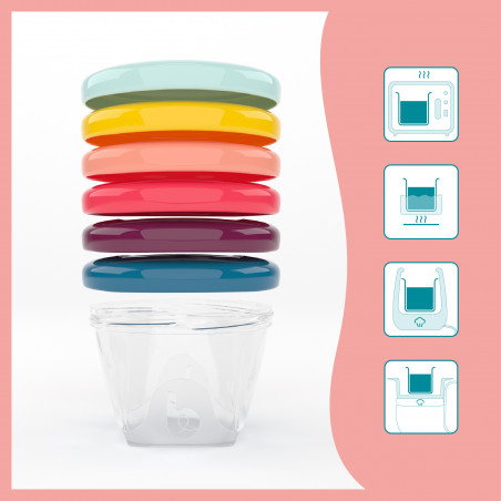 Lot de 6 Babybols 180ml BABYMOOV